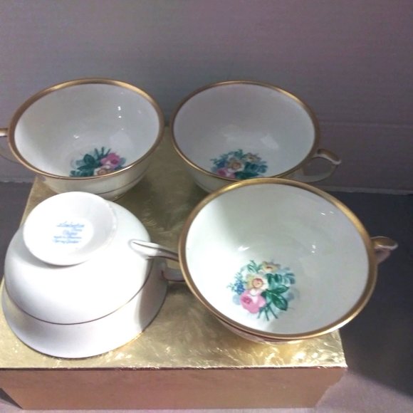 Lamberton Ivory China Footed Teacup, Tea Cups - Picture 3 of 15
